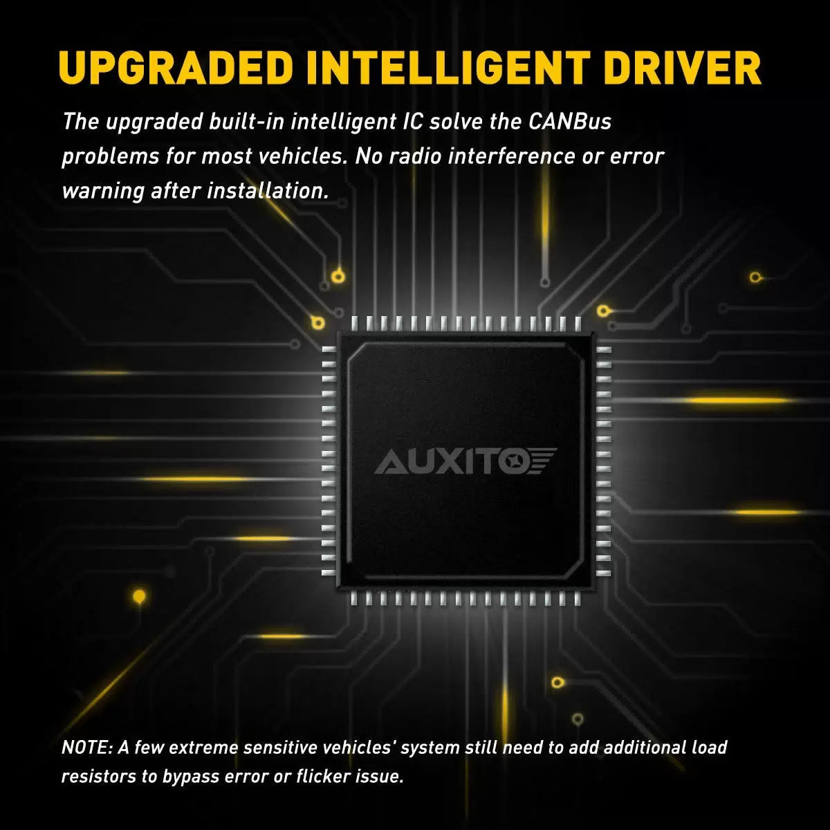 AUXITO H11 H8 H9 LED Bulbs 3000K Golden Yellow Super Bright Fog Light DRL Lamp A AUXITO [6]