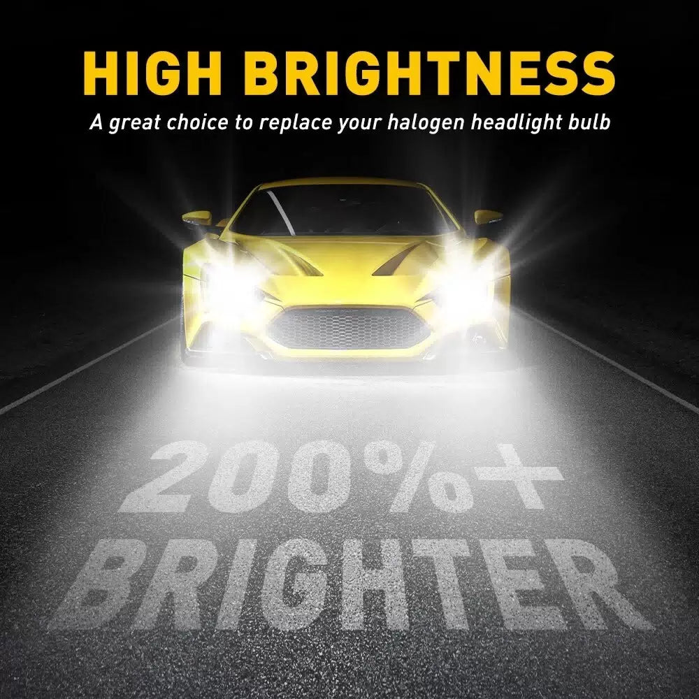 AUXITO H11 H8 LED Headlight Kit High/ Low Beam Bulb Super Bright 24000LM EOA AUXITO [3]