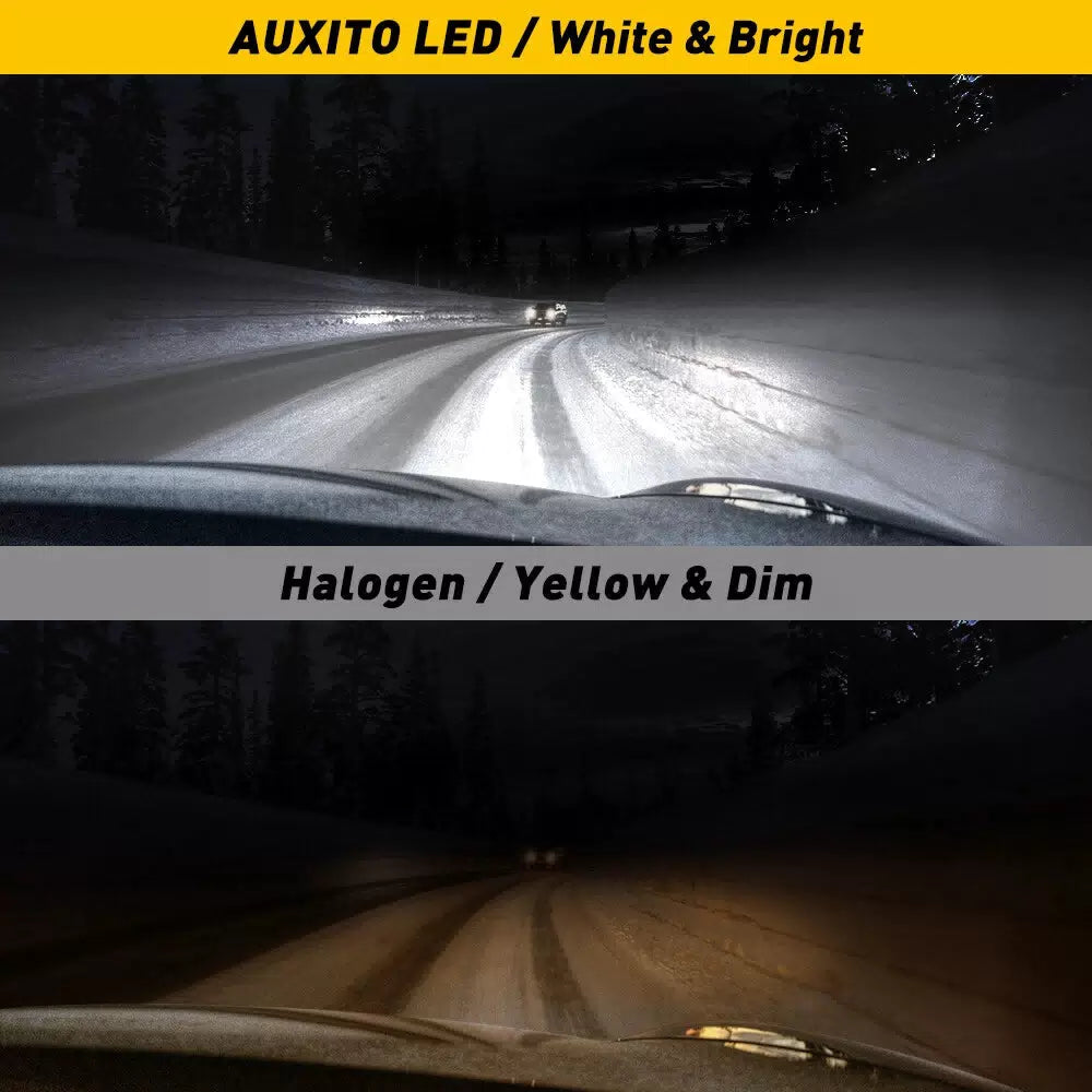 AUXITO H11 H8 LED Headlight Kit High/ Low Beam Bulb Super Bright 24000LM EOA AUXITO [7]