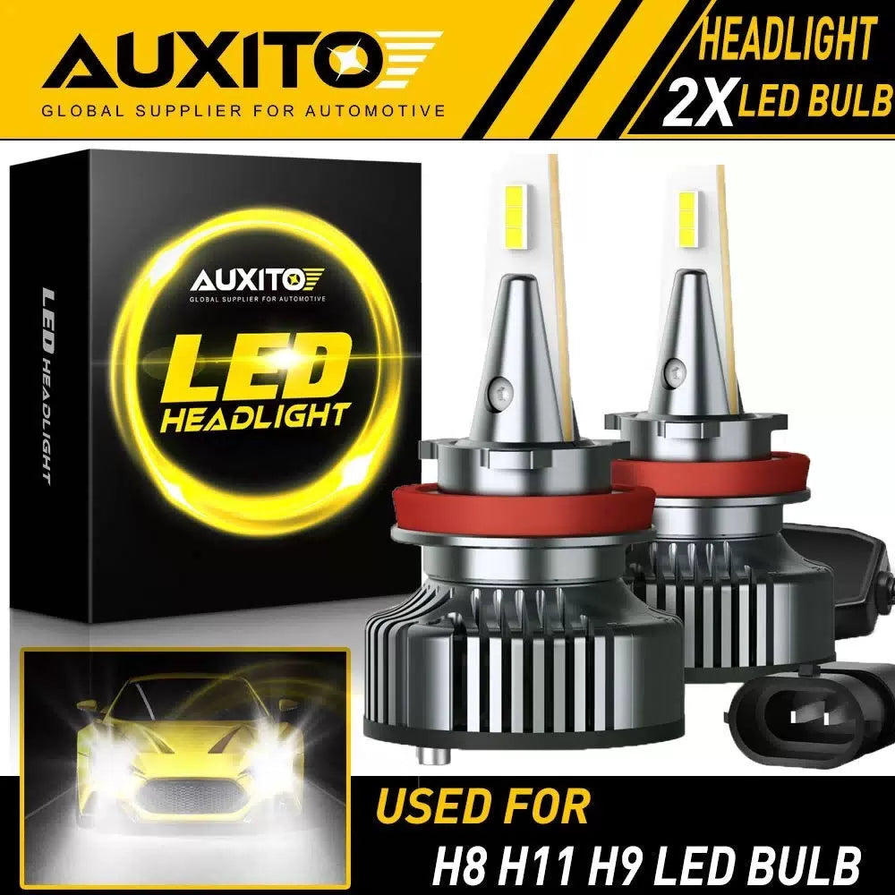 AUXITO H11 LED Headlight High Low Beam Bulbs 24000LM 6500K White CANBUS Y13 EOA AUXITO [1]