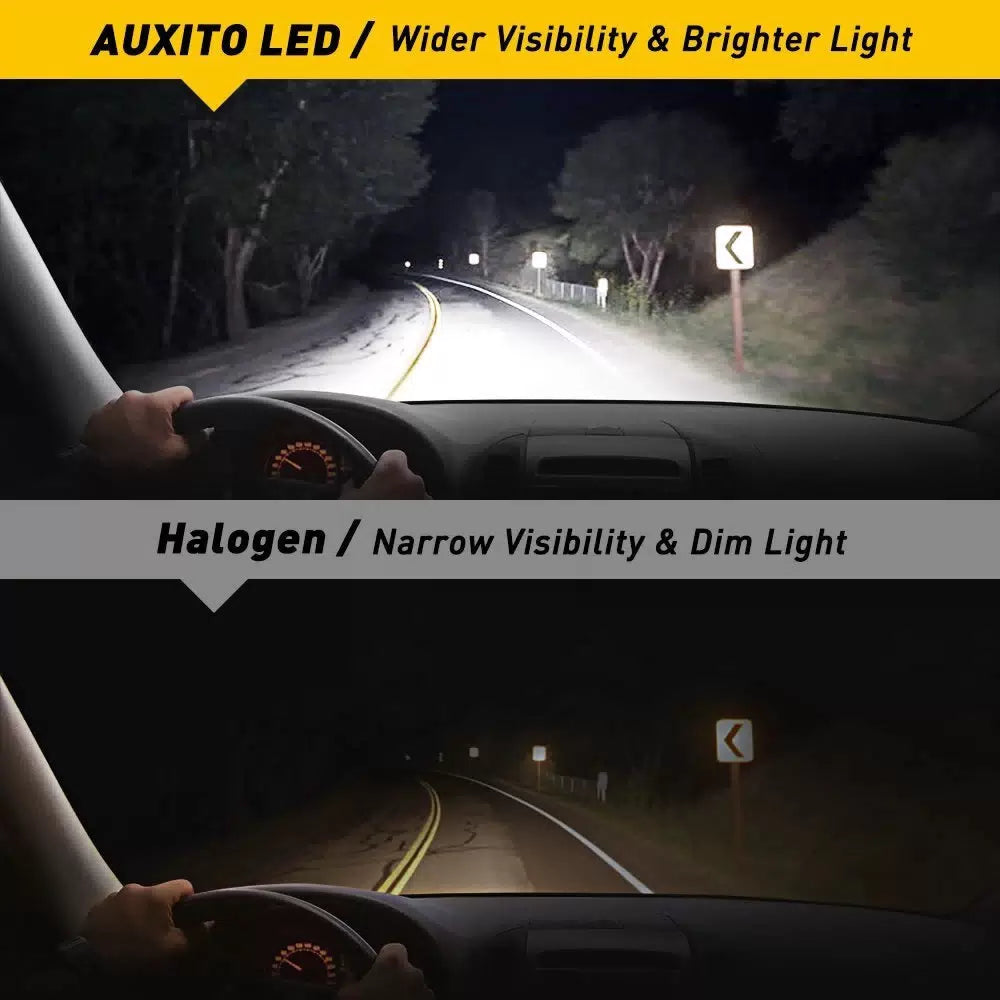 AUXITO H11 LED Headlight High Low Beam Bulbs 24000LM 6500K White CANBUS Y13 EOA AUXITO [10]