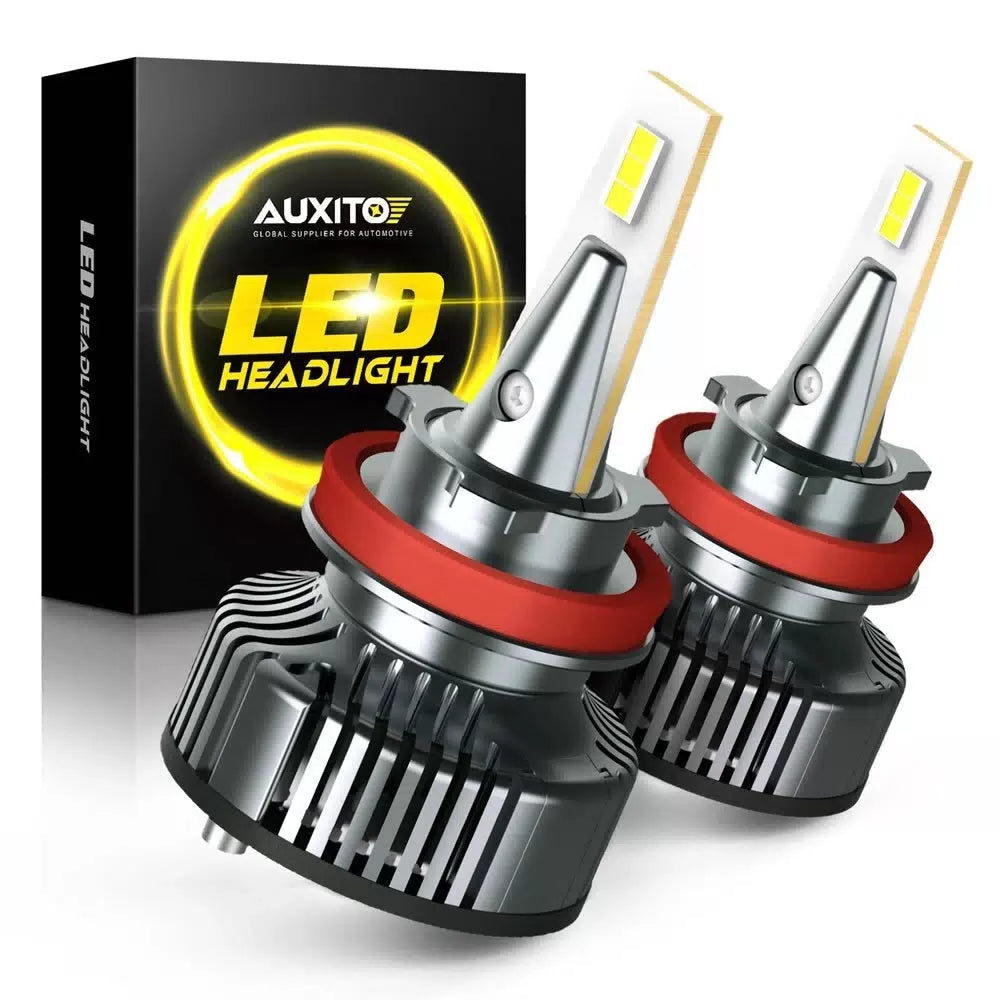 AUXITO H11 LED Headlight High Low Beam Bulbs 24000LM 6500K White CANBUS Y13 EOA AUXITO [2]