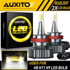 AUXITO H11 LED Headlight Kit Low Beam Bulb Super Bright CANBUS Free Return EOA AUXITO [1]