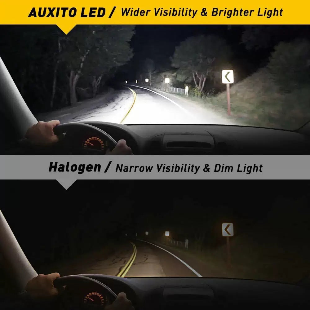AUXITO H11 LED Headlight Kit Low Beam Bulb Super Bright CANBUS Free Return EOA AUXITO [6]