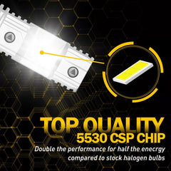 AUXITO H7 LED Headlight Bulb Kit High Low Beam 20000LM Super Bright 6500K Q10 EA AUXITO [3]