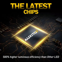 AUXITO H7 LED Headlight Bulb Kit High Low Beam 20000LM Super Bright 6500K Q10 EA AUXITO [4]