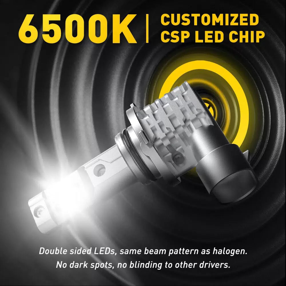 AUXITO LED 9006 Headlight Bulb Conversion Kit Low Beam White Super Bright 6500K AUXITO [3]