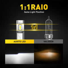 AUXITO LED 9006 Headlight Bulb Conversion Kit Low Beam White Super Bright 6500K AUXITO [4]