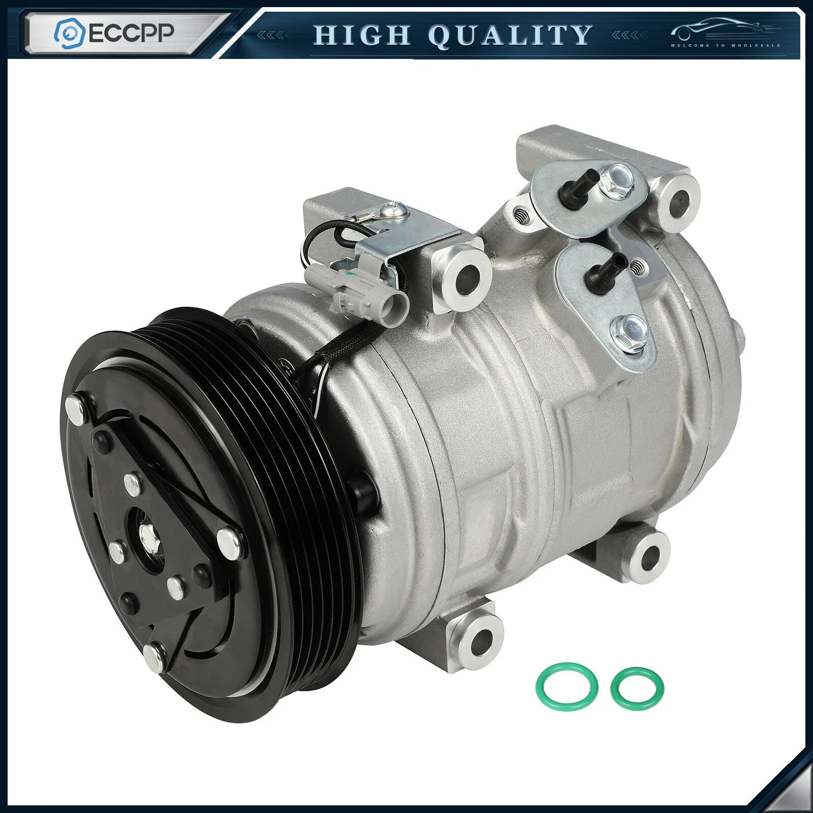A/C AC Compressor And Clutch For Toyota Sienna 2004 2005 2006 3.3L 3.5L KOEEP [1]