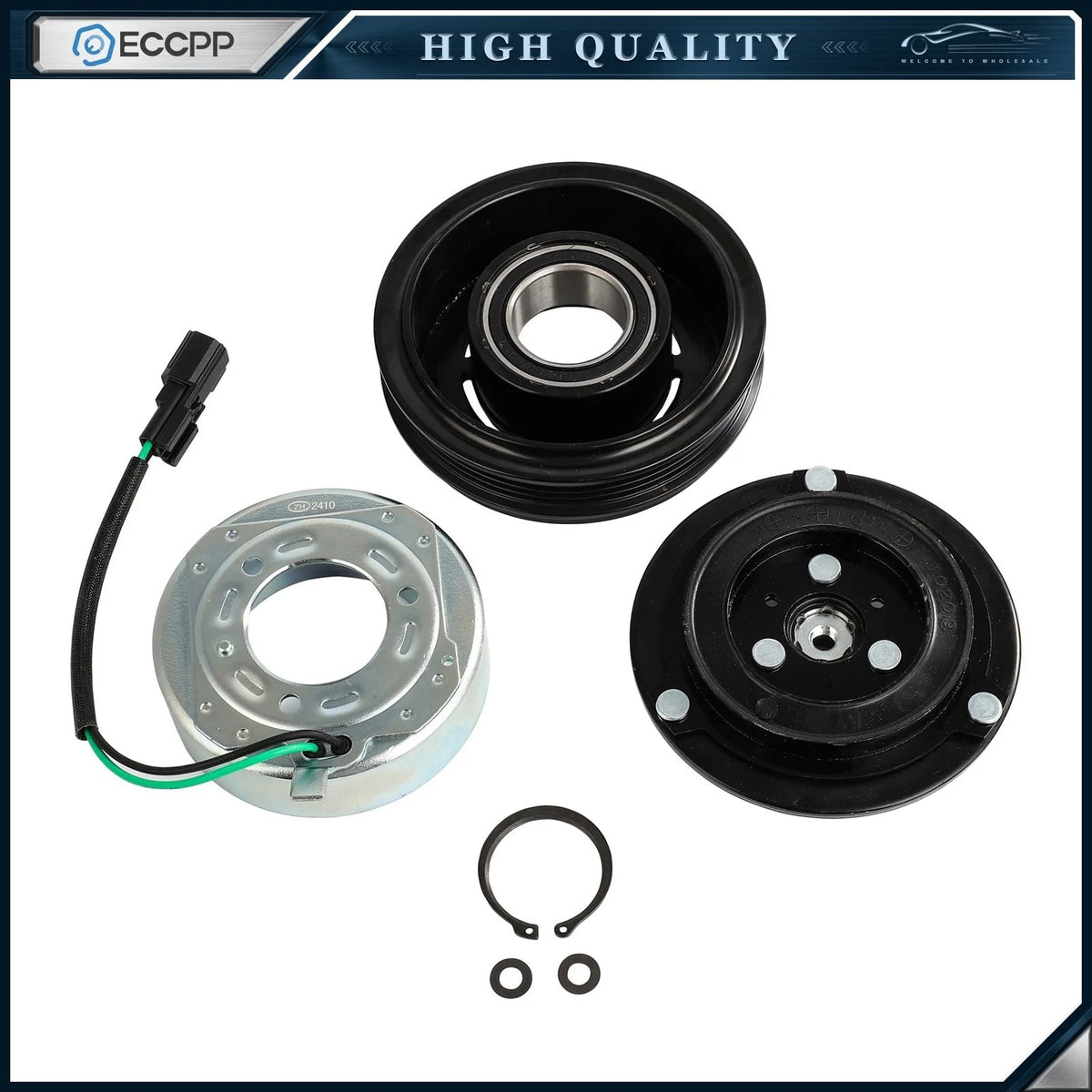 A/C AC Compressor Clutch Kits For Ford F-150 3.3L 2018-2020 FL3Z19703A KOEEP [1]