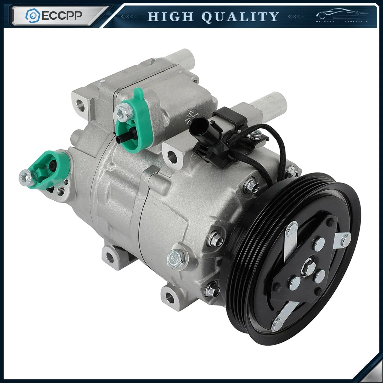 A/C AC Compressor For Hyundai Elantra 2007-2009 2010 2011 2012 2.0L VS16 6B93BC-57 [1]