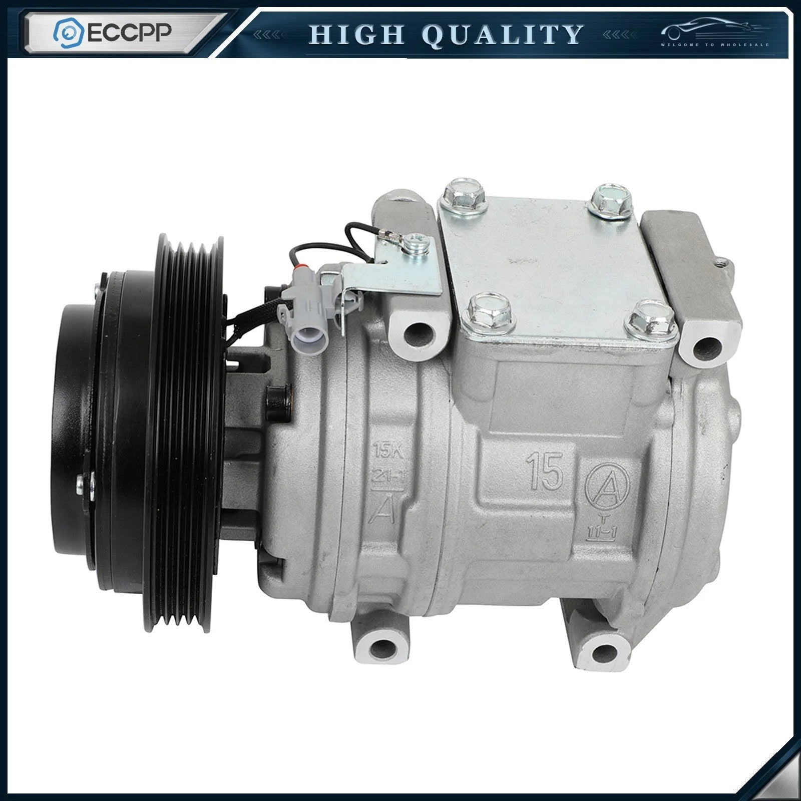 A/C AC Compressor For Toyota Tacoma 1995-20000 2001 2002 2003 2004 3.5L 6B93BC-57 [1]