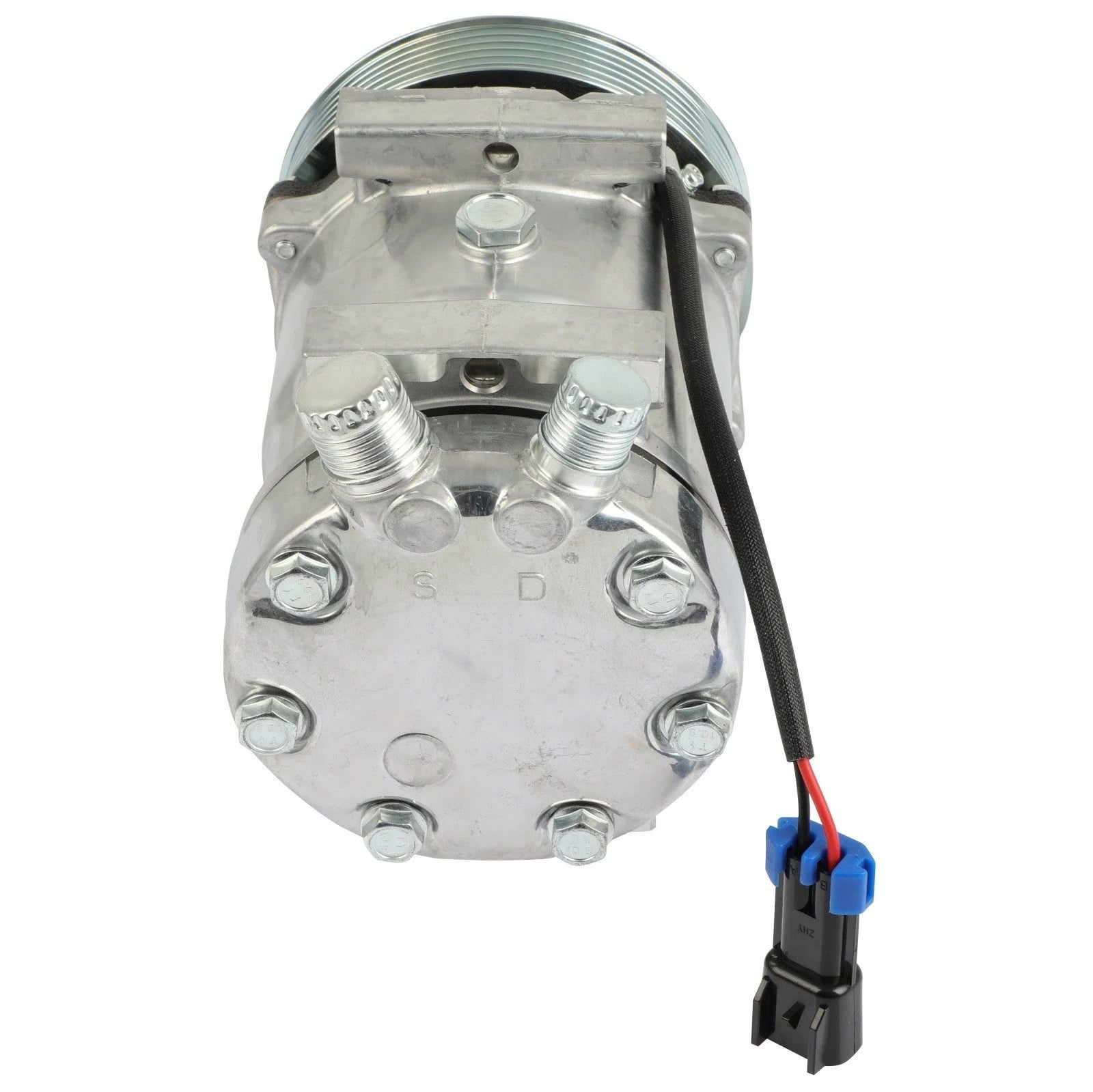 A/C AC Compressor w/ Clutch for Caterpillar Freightliner Kenworth Mack Peterbilt KOEEP [2]