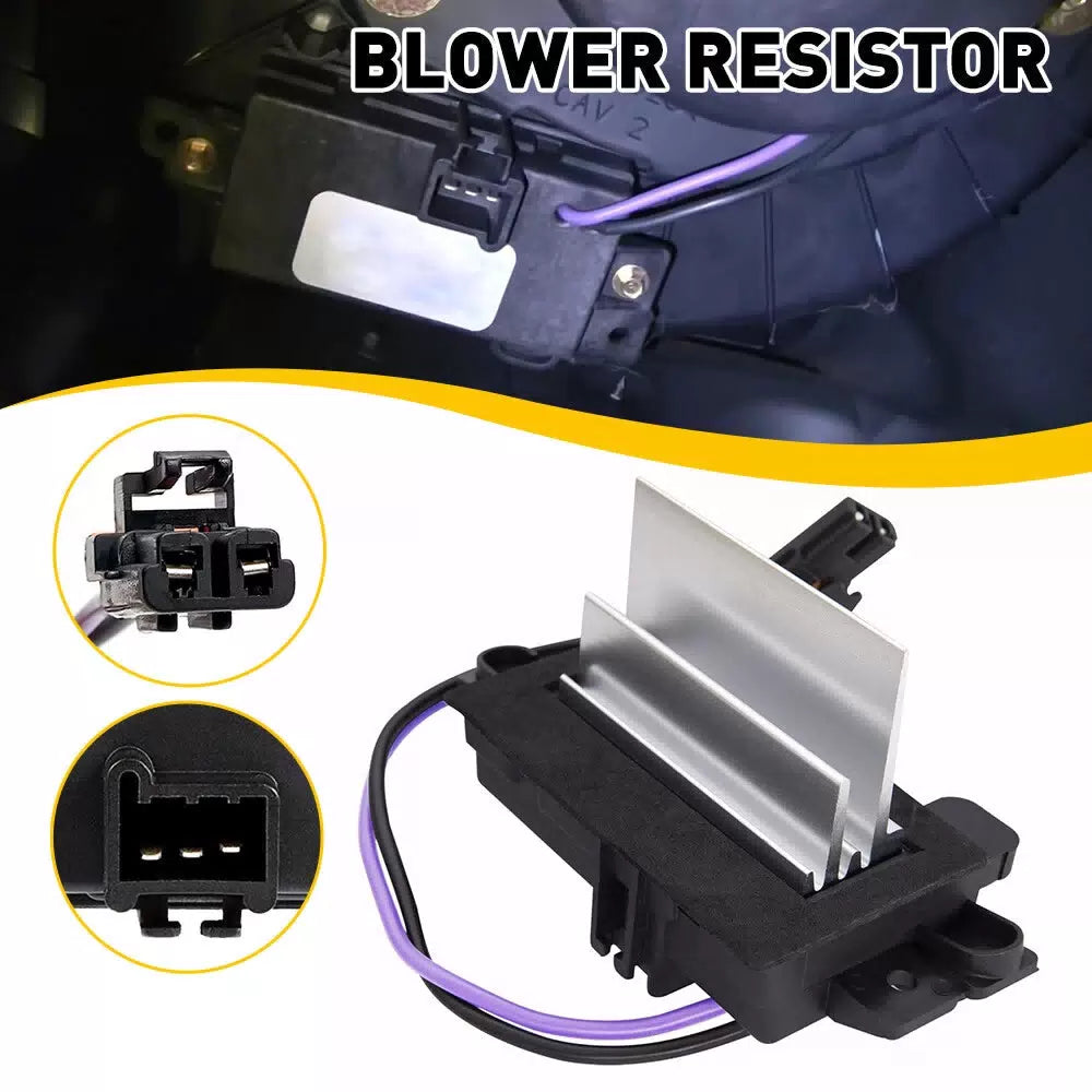A/C Blower Motor Resistor for Chevrolet Silverado 1500 2500 HD GMC Sierra 1500 6B93BC-57 [1]