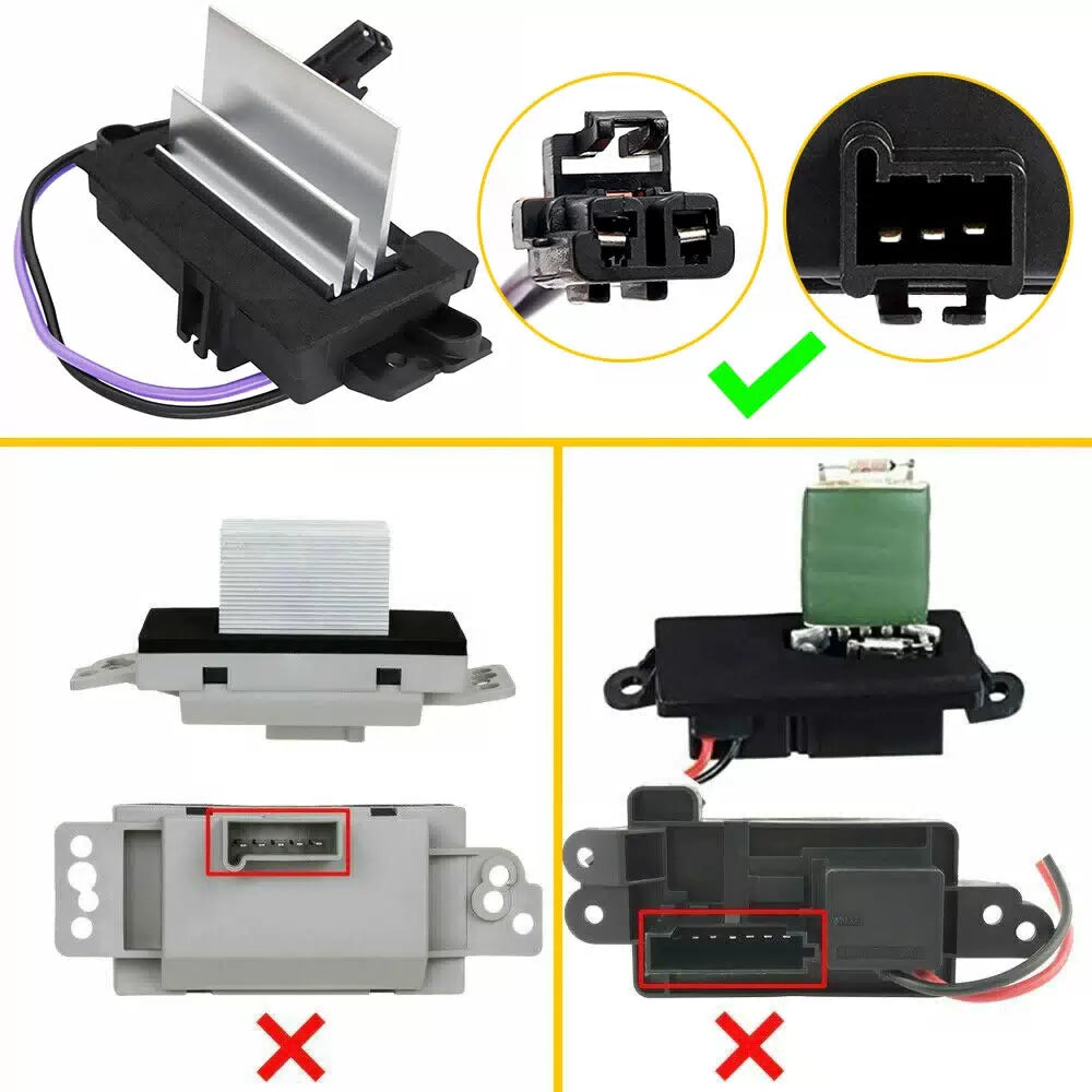 A/C Blower Motor Resistor for Chevrolet Silverado 1500 2500 HD GMC Sierra 1500 6B93BC-57 [2]