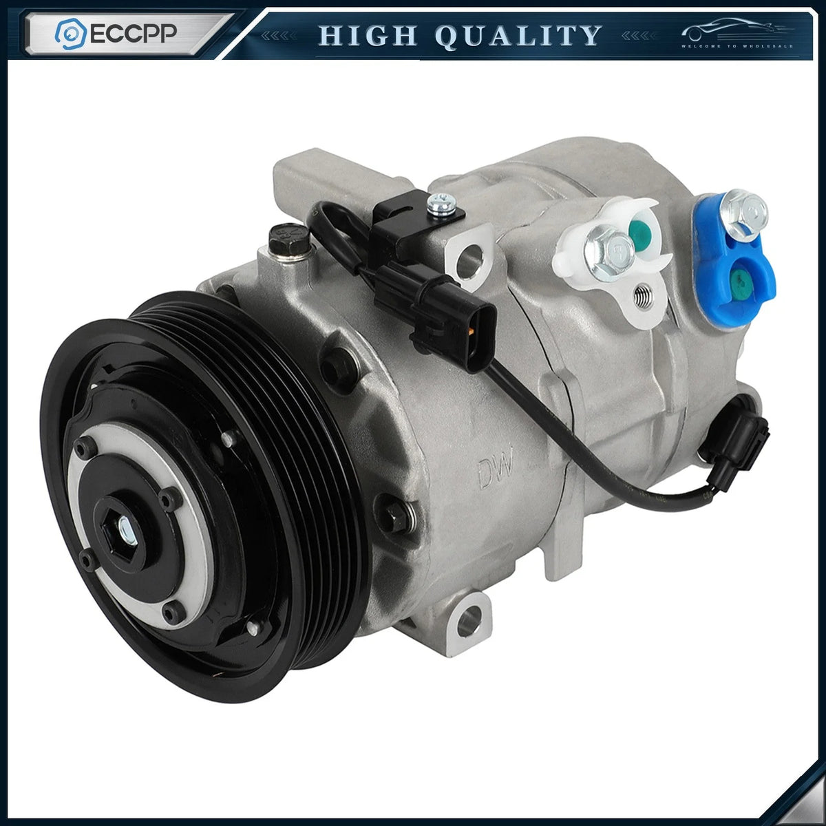 A/C Compressor w/Clutch for Hyundai Tucson 2017 2018 2.0L DVE16 97701D3201 6B93BC-57 [1]