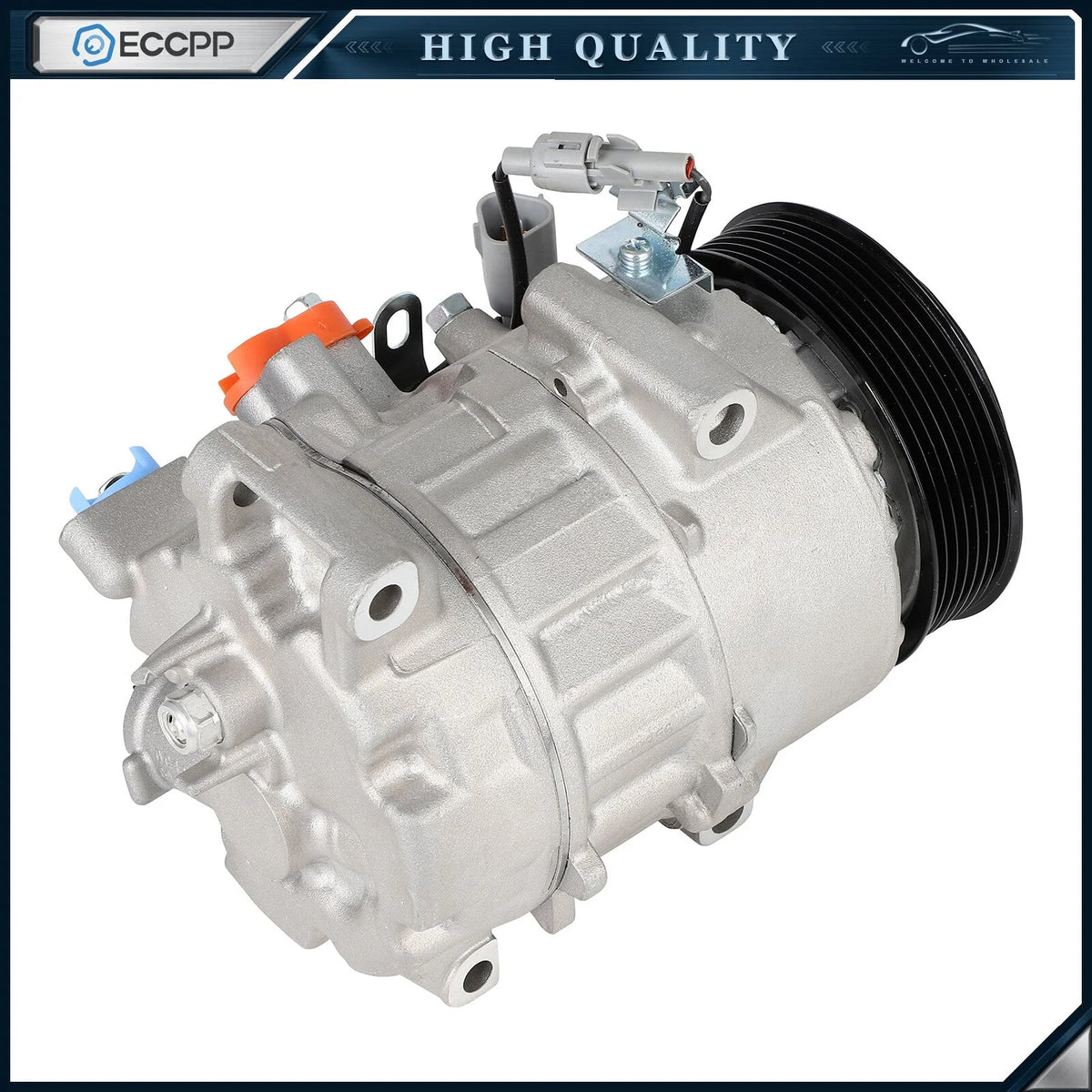 A/C Compressor with Clutch for Toyota Highlander 14-16 Lexus RX350 IS200t GS300 6B93BC-57 [1]