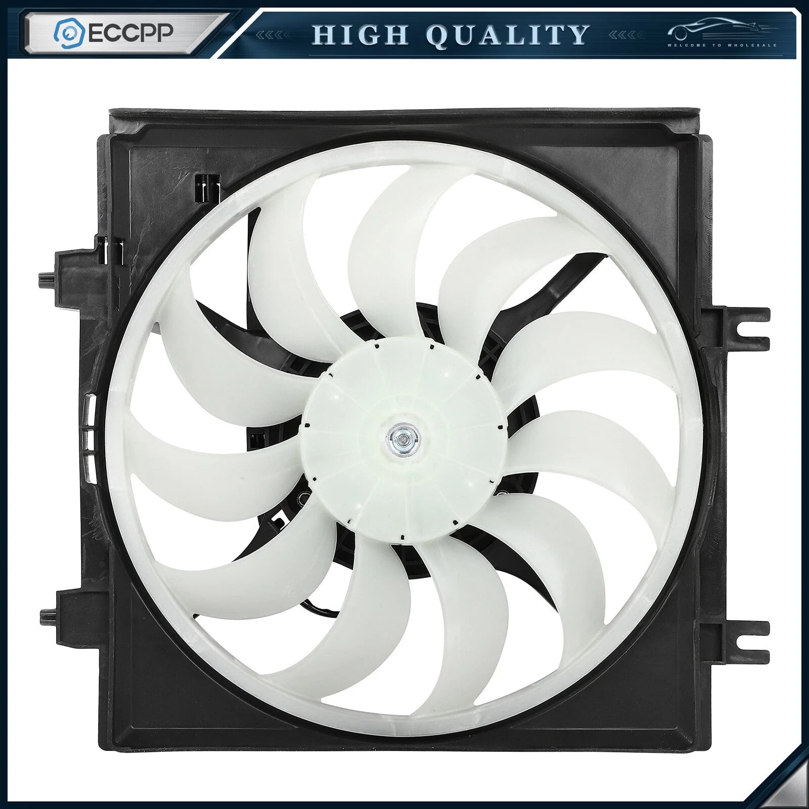 A/C Condenser Cooling Fan Assembly For 2009-2010 2011 2012 2013 Subaru Forester 6B93BC-57 [1]