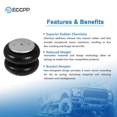 Air Suspension Air Bag W01-358-6905 For Freightliner ContiTech Goodyear 2B9-206 6B93BC-57 [2]
