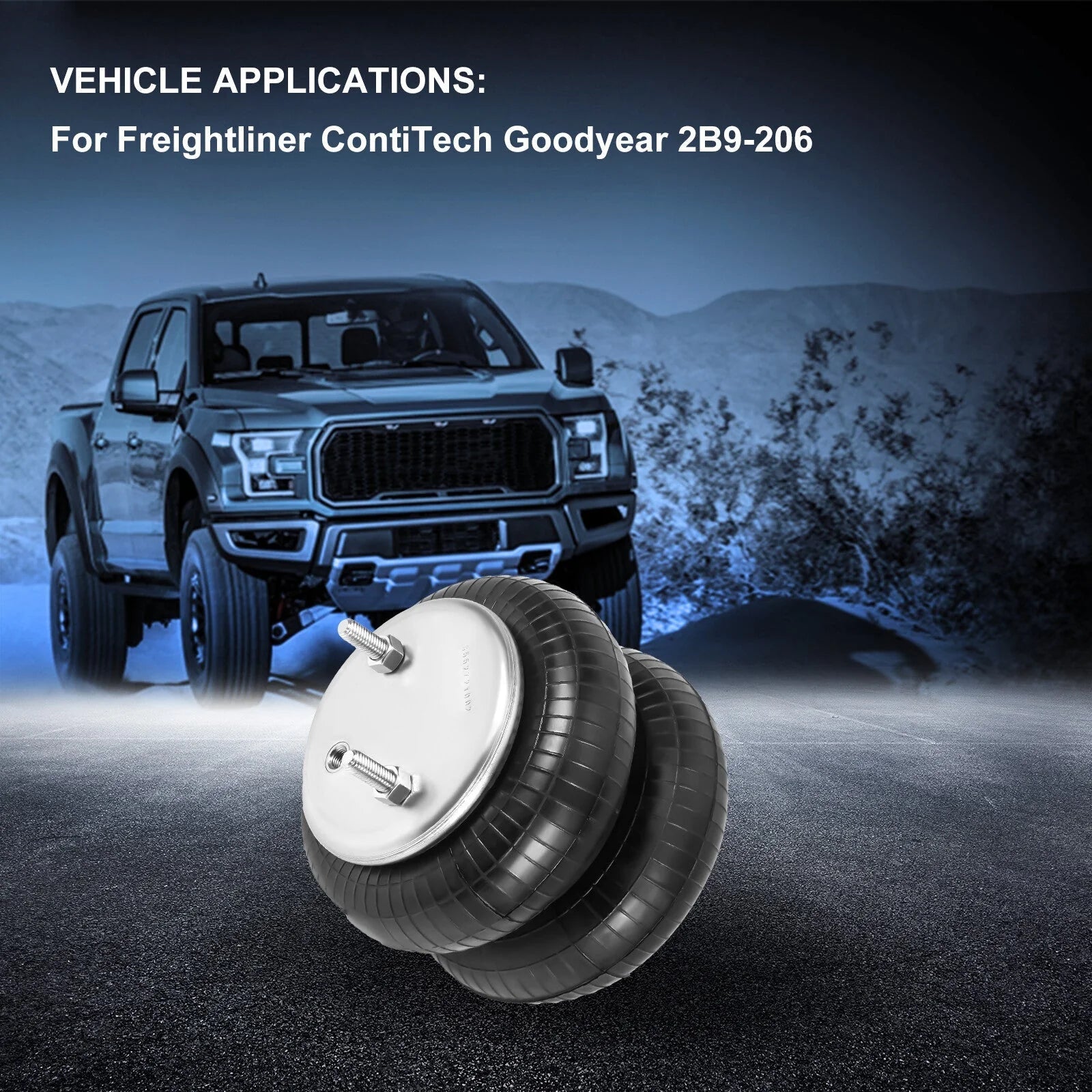 Air Suspension Air Bag W01-358-6905 For Freightliner ContiTech Goodyear 2B9-206 6B93BC-57 [4]