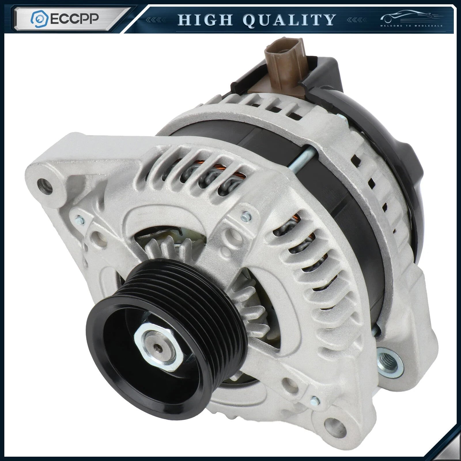 Alternator For 2009-2014 Acura TSX 2008-2010 2011 2012 Honda Accord 2.4L 11390 6B93BC-57 [2]