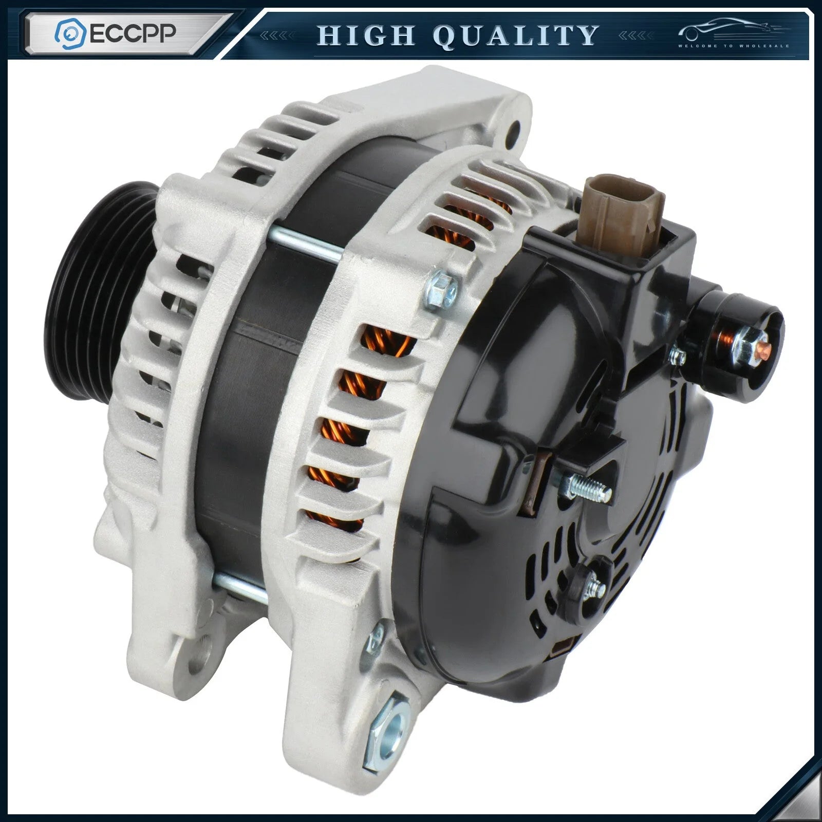 Alternator For 2009-2014 Acura TSX 2008-2010 2011 2012 Honda Accord 2.4L 11390 6B93BC-57 [4]