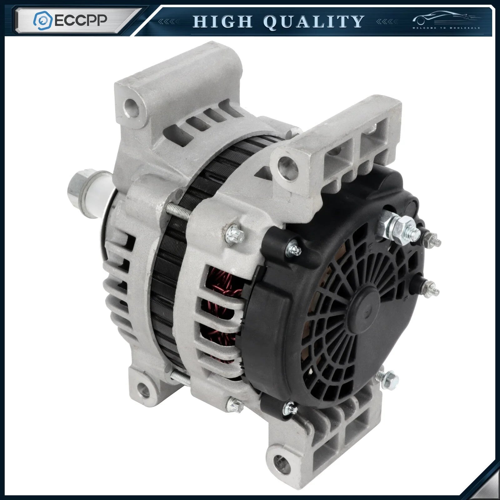 Alternator Truck for Delco 24SI 160Amp 8600889 Quad Mount 8719 1-2985-00DR 6B93BC-57 [4]