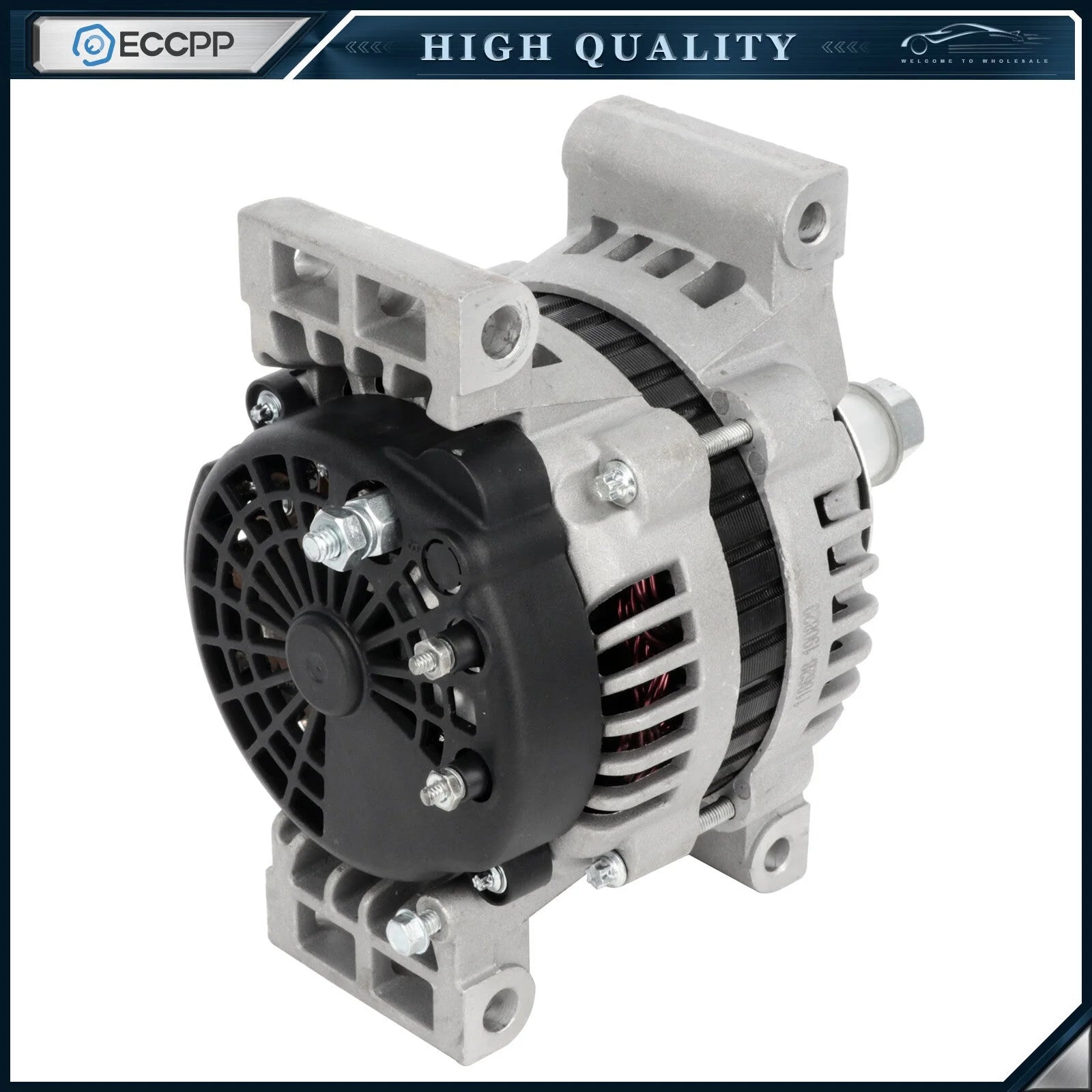 Alternator Truck for Delco 24SI 160Amp 8600889 Quad Mount 8719 1-2985-00DR 6B93BC-57 [5]