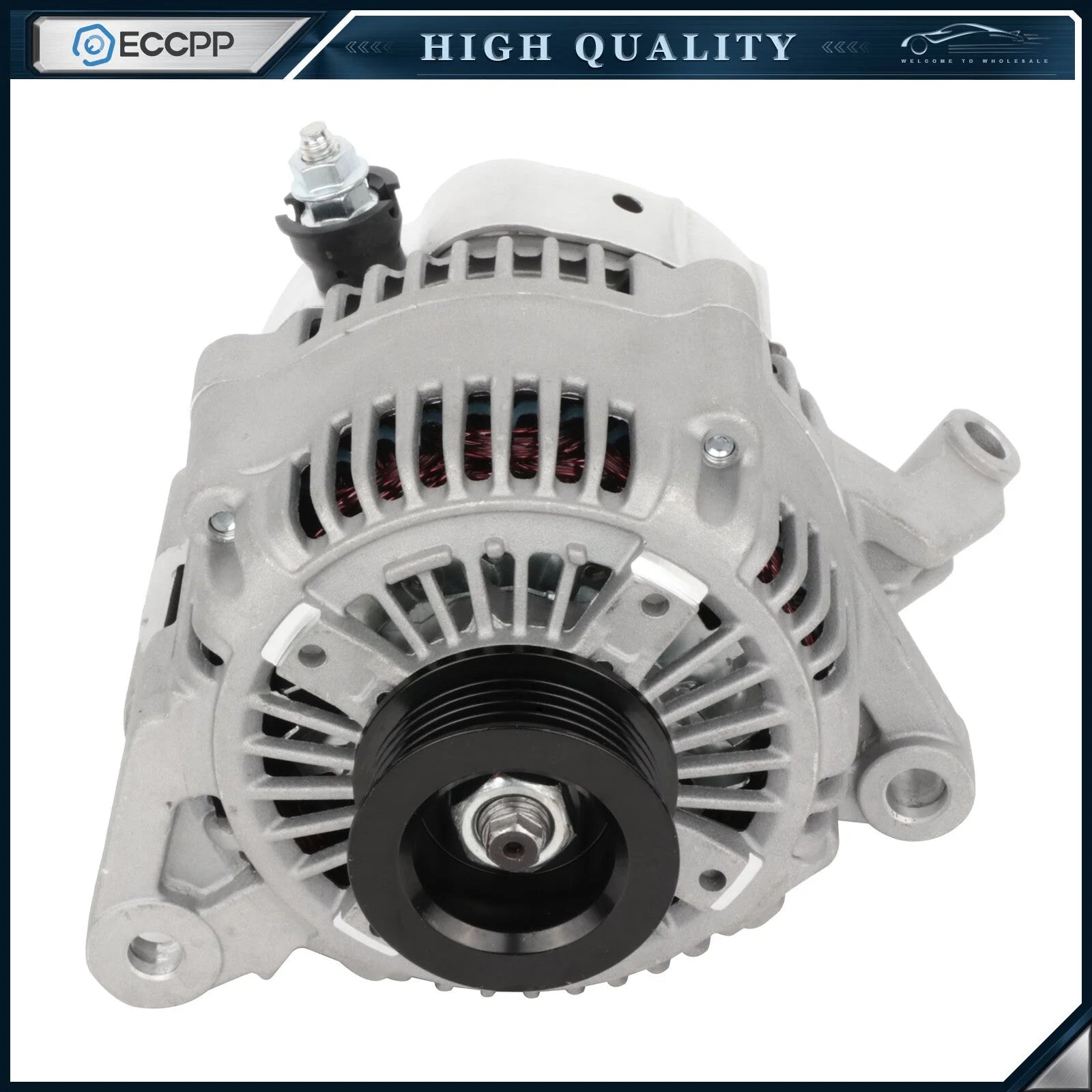 Alternator for Dodge Dakota Pickup 2001 2002 2003 2004 2005 2006 3.7 4.7L 13873 6B93BC-57 [1]