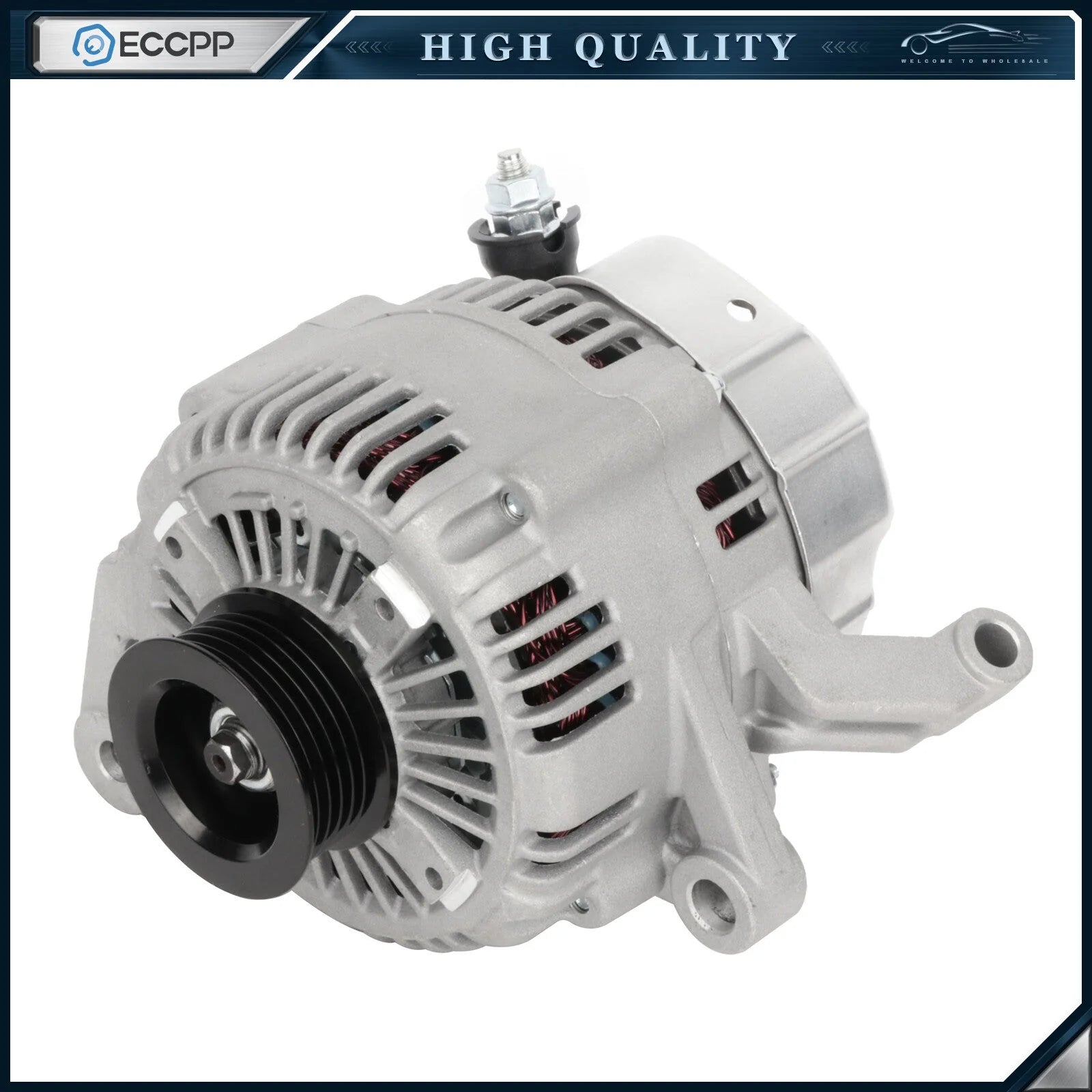 Alternator for Dodge Dakota Pickup 2001 2002 2003 2004 2005 2006 3.7 4.7L 13873 6B93BC-57 [3]