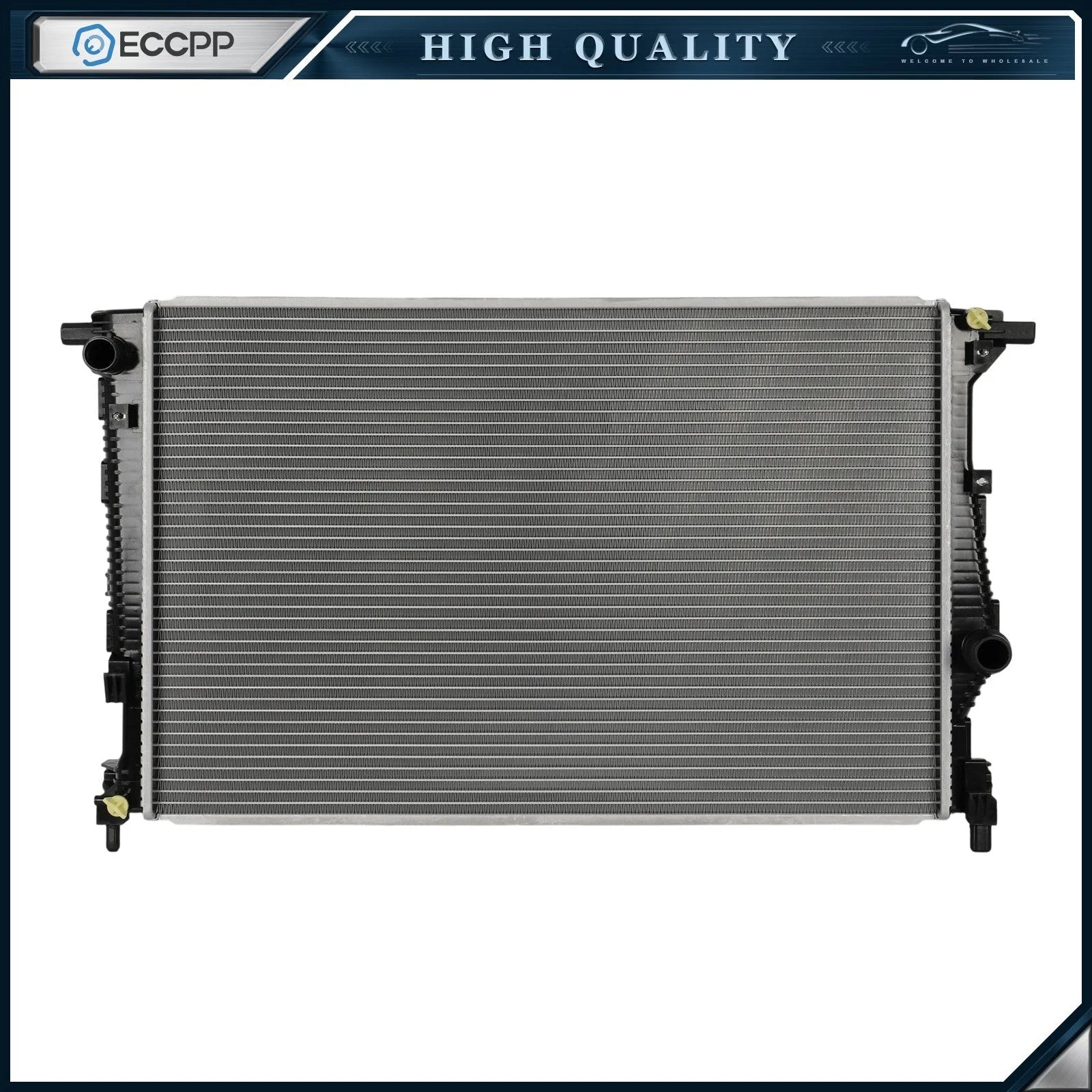 Aluminum Radiator For 2019 2020 2021 2022 2023 Jeep Cherokee 2.0L for CU13847 6B93BC-57 [1]