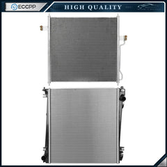 Aluminum Radiator & AC Condenser Cooling Kit For 2002-2003 Ford Explorer 4.0L 6B93BC-57 [1]