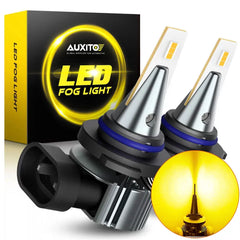 Auxito Bright Super 9006 HB4 Yellow Canbus Plug Play LED Fog Light Lamp 3000K 2x AUXITO [1]