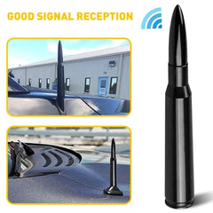 BULLET ANTENNA 50 CAL SHORT BLACK for 2021 Ford F-250 F-350 Super Duty EOA 6B93BC-57 [1]
