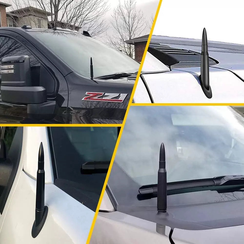 BULLET ANTENNA 50 CAL SHORT BLACK for 2021 Ford F-250 F-350 Super Duty EOA 6B93BC-57 [7]