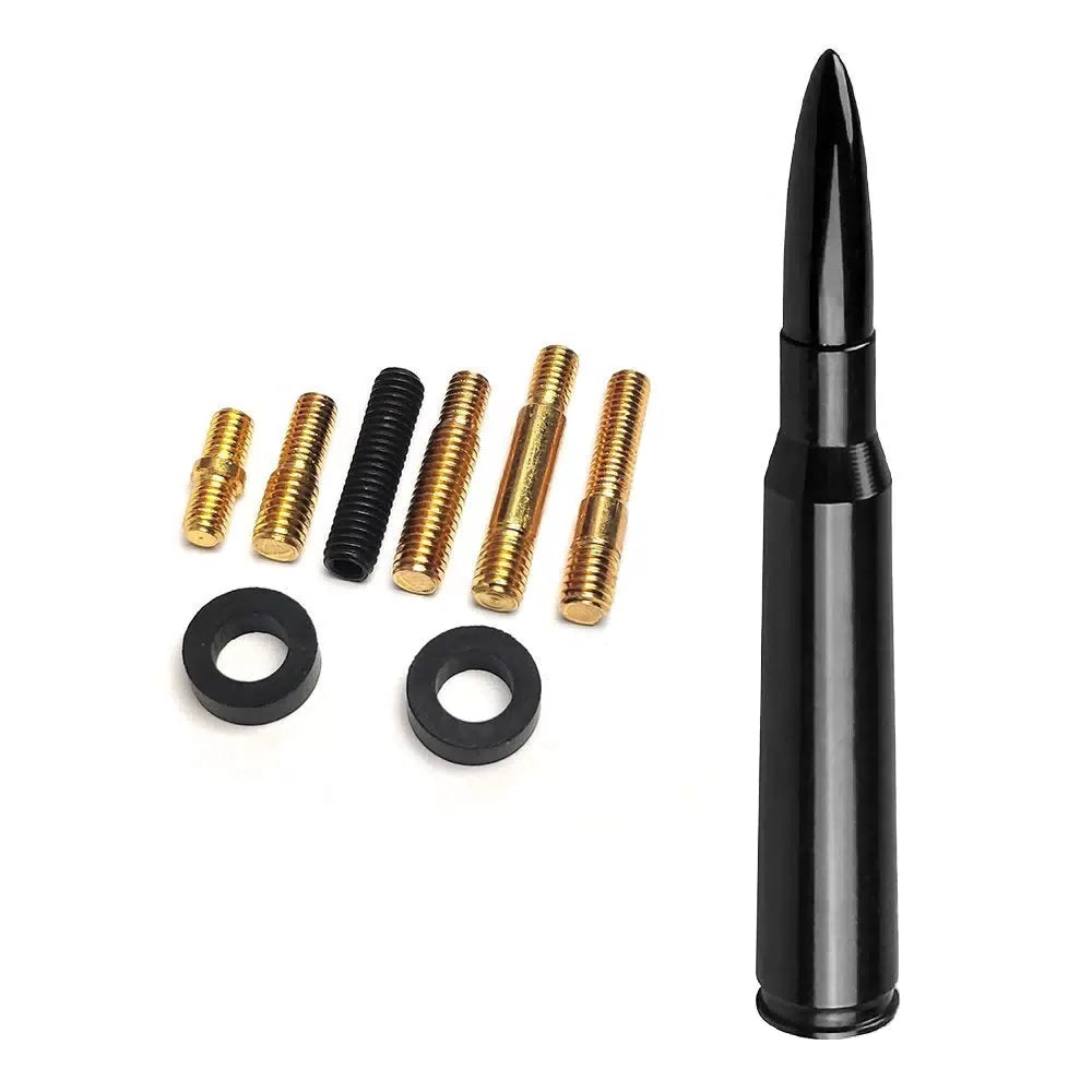 BULLET ANTENNA 50 CAL SHORT BLACK for 2021 Ford F-250 F-350 Super Duty EOA 6B93BC-57 [8]