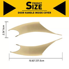 Beige Car Interior Door Grab Handle Cover for 2012-2018 BMW 3/4 Series F30 F35 A 6B93BC-57 [2]