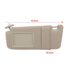 Beige Sun Visor Left Right Side for 09-12 Toyota Venza w/ Sunroof KOEEP [3]