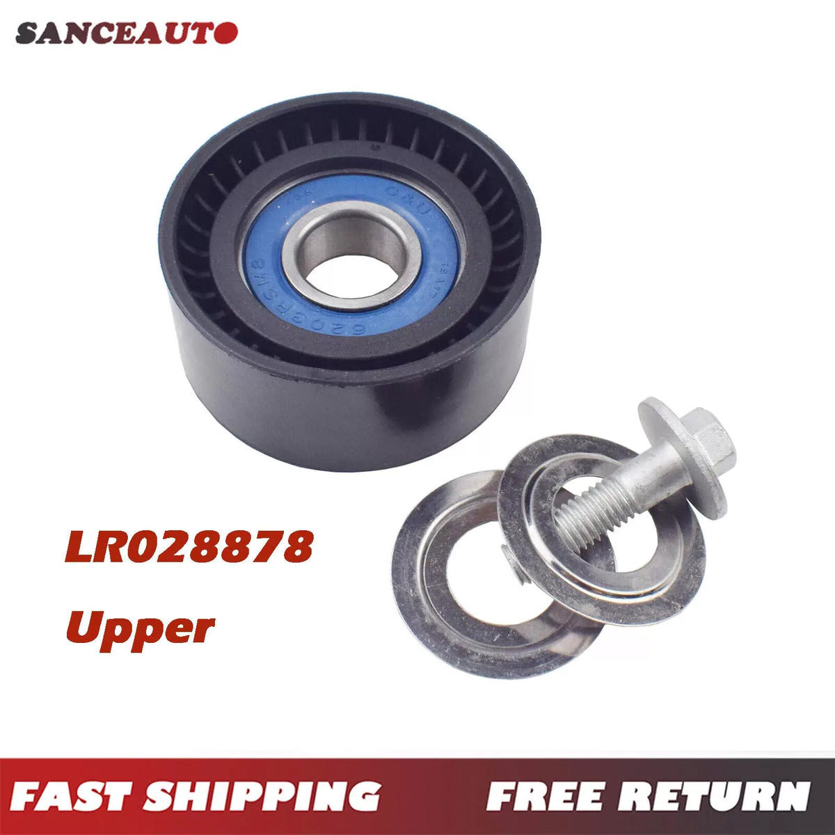 Belt Idler Pulley For Land Rover Range Rover Evoque Discovery Upper LR028878 6B93BC-57 [1]