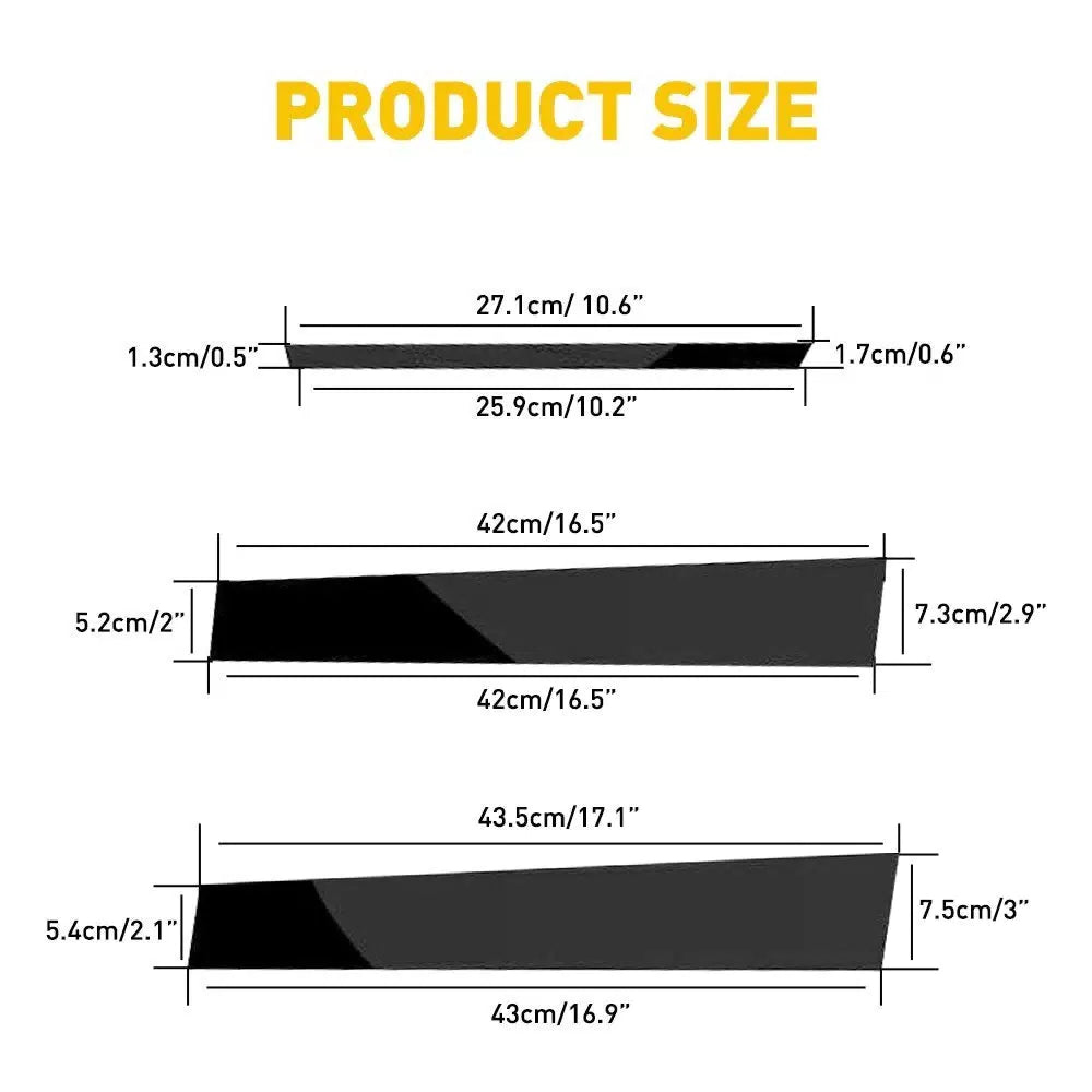 Black Pillar Posts for Toyota Corolla 2014-18 6pc Set Door Trim Cover Window Kit 6B93BC-57 [5]