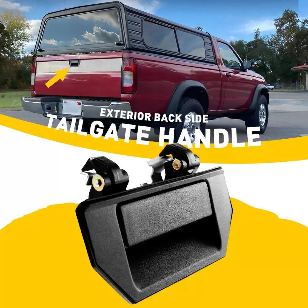 Black Tailgate Handle Latch Liftgate for 1998-2000 Nissan Frontier 6B93BC-57 [1]