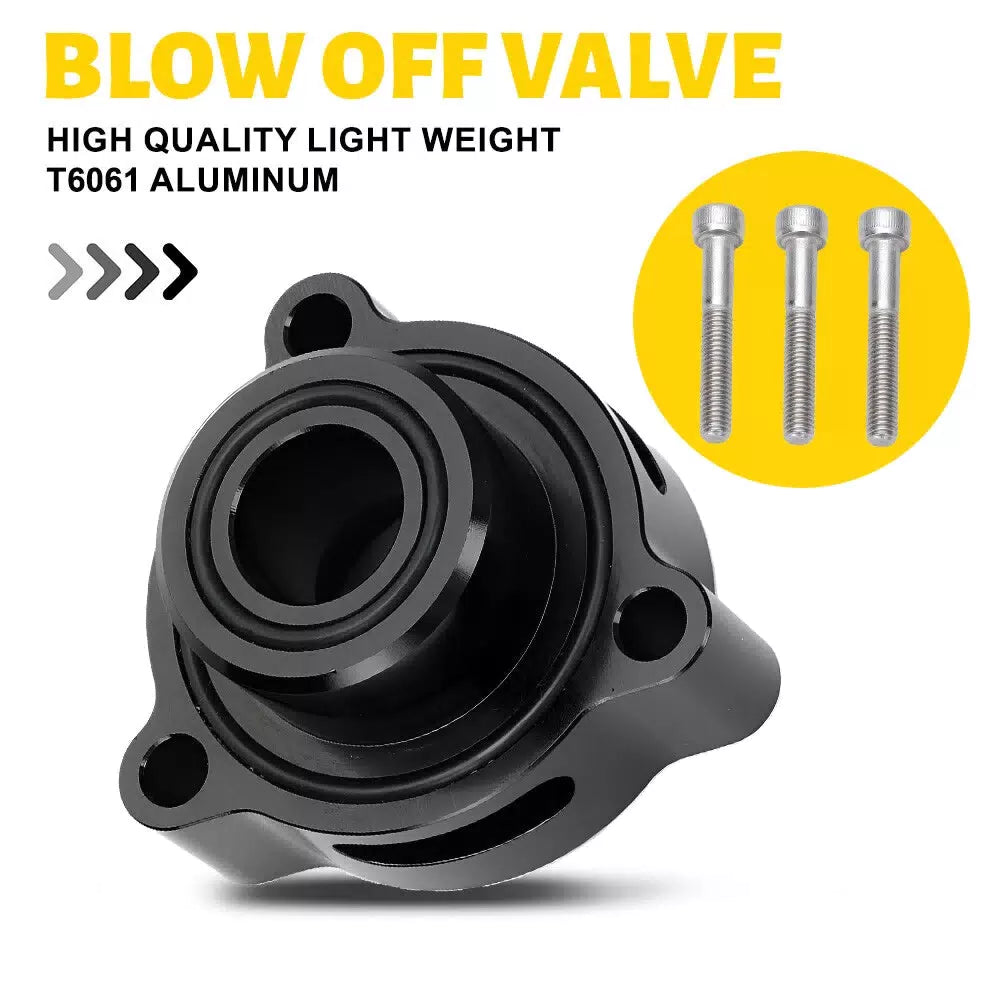Black Turbo Blow Off Valve BOV Adapter For Ford Fusion 1.5 1.6 2.0L Ecoboost EOA 6B93BC-57 [10]