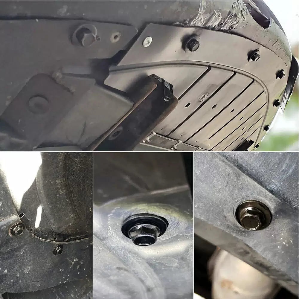 Body Bolts U-nut Clips - M6 Engine Under Cover Splash Shield Guard for Hyundai 6B93BC-57 [11]