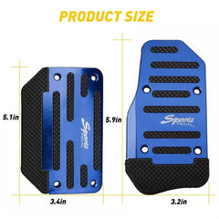Bule Non-Slip Automatic Gas Brake Foot Pedal Pad Cover Accessories Universal EOA 6B93BC-57 [2]