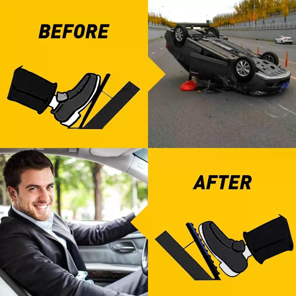 Bule Non-Slip Automatic Gas Brake Foot Pedal Pad Cover Accessories Universal EOA 6B93BC-57 [5]