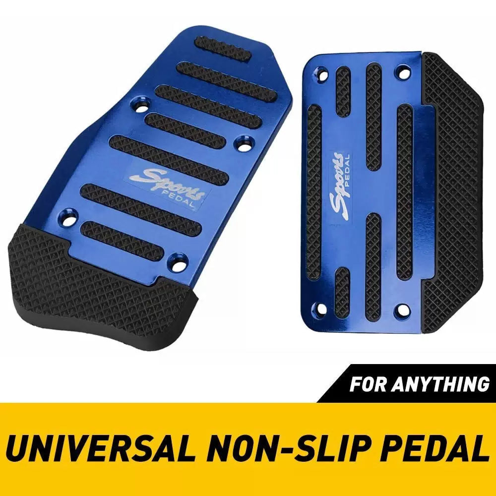 Bule Non-Slip Automatic Gas Brake Foot Pedal Pad Cover Accessories Universal EOA 6B93BC-57 [7]