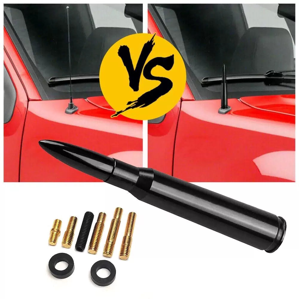 Bullet Style 50 CAL BULLET ANTENNA FOR FIT CHEVY SILVERADO ANTI-THEFT EOA 6B93BC-57 [6]