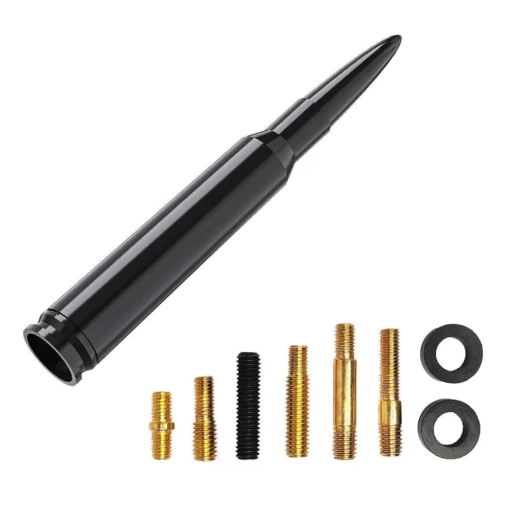 Bullet Style 50 CAL BULLET ANTENNA FOR FIT CHEVY SILVERADO ANTI-THEFT EOA 6B93BC-57 [8]