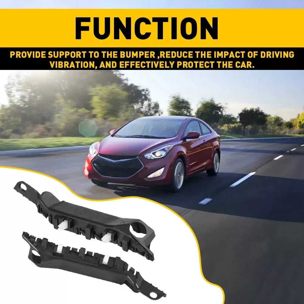 Bumper Bracket For 2011-2016 Hyundai Elantra Set of 2 Front Left & Right Side EA 6B93BC-57 [8]