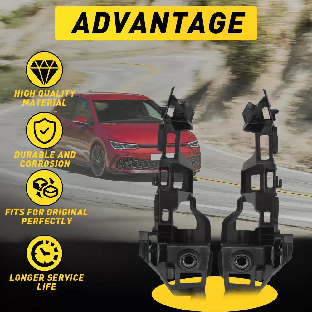 Bumper Bracket For 2015-2016 Volkswagen GTI Golf Set of 2 Front Left Right EOA 6B93BC-57 [6]